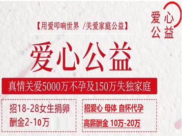 枣阳捐卵助孕生子 爱心志愿者招募